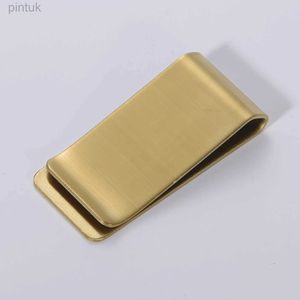 Clips de dinero de acero inoxidable estilo minimalista Cambio de adultos Clip Paper Money Creative Fashion Metal Metal Money Clip Al por mayor 240408