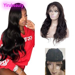 Perruque Lace Closure Wig mongole 100% naturelle, cheveux non traités, 4x4, couleur naturelle, 4 par 4, perruque de cheveux vierges