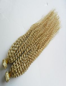 Mongoolse Afro Kinky Krullend Haar Weave 2 stks 4B 4C Kinky Krullend Haarverlenging Weave Menselijk Haar Bundels3577577