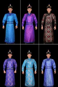 Mongoolse kostuums nationale dansstage slijtage Mongolië mannelijke gewaad festival party prestatie toga grasland kleding carnaval fancy kleding