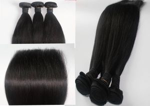 Mongoolse Cuticula Haar Weave Rechte 3pcslot Natuurlijke Kleur Onverwerkte Birmese Vietnamese Cambodjaanse Menselijk Haar Inslag Extensions6653416