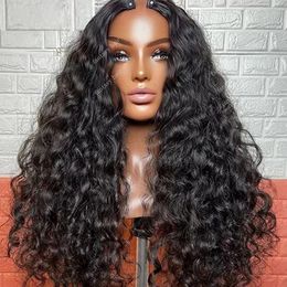 Mongoolse Jerry Curly V Deelpruiken 3b 3c remy 100% menselijk haar voor zwarte vrouwen 250 Dichtheid U vorm Volledige machine gemaakt watergolf gluess 30inch