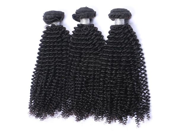 Mongol Crépus Bouclés Vierge Cheveux Weave Bundles Non Transformés Afro Crépus Bouclés Mongol Remy Extension De Cheveux Humains 3Pcs Lot Naturel 6405645