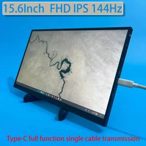 Monitoren 15,6 inch 1080p fhd 60Hz ips draagbare monitor USBC typec hdmicompatibele computermonitor voor ps4 switch xbox one laptop telefoon