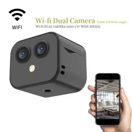 Moniteurs 4K MINI WIRESS WiFi Camera Phone Mobile Phone Mobile Wireless Network Night Twoway Interphone Surveillant Home Baby Video Surveillance