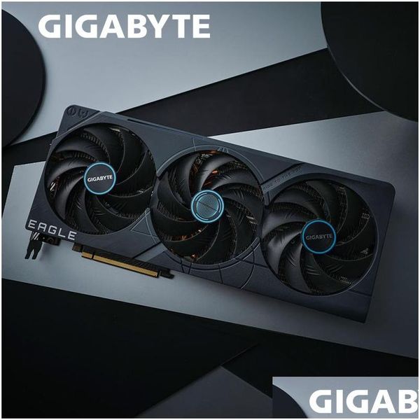 Moniteurs Gigabyte Rtx 4080 Graphique 16 Go Eagle Gddr6X Carte vidéo Nvidia 40 Series 22400Mhz Pci Express 4.0 16X Nouvelle livraison directe Compu Ot4Uy