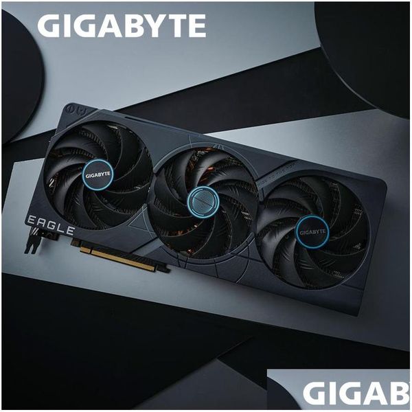 Monitores Gigabyte Rtx 4080 Graphics 16Gb Eagle Gddr6X Placa de vídeo Nvidia 40 Series 22400Mhz Pci Express 4.0 16X New Drop Delivery Compu Dh8Gh