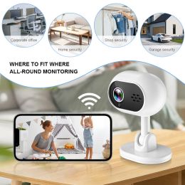 Moniteurs HD 1080p wifi mini caméra Home sans fil à deux voies