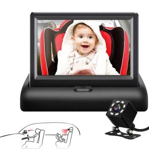 Monitors HD Baby Monitor con Camera LCD Pantalla para niños Bebés Monitor Chilldren Visión nocturna Vigilancia de cámara de video para automóvil