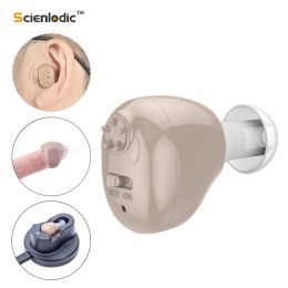 Surveille les aides auditives dispositif auditif rechargeable Ite auditif des aides auditives pour l'amplificateur sonore au son aux personnes âgées audifonos pour la surdité