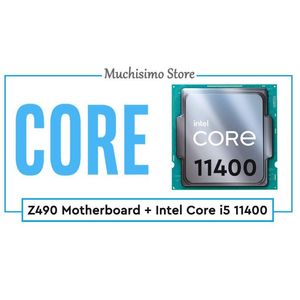 Moniteurs Intel Core I5 11400 Combo 1200 MSI Z490 Carte mère de jeu CPU LGA1200 DDR4 Kit de carte mère de bureau Livraison directe Ordinateurs Net Dhmnl