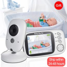 Moniteurs VB603 Baby Monitor avec appareil photo 3,2 pouces LCD Babysitter électronique 2 voies parole audio vision nocturne vidéo nounou radio