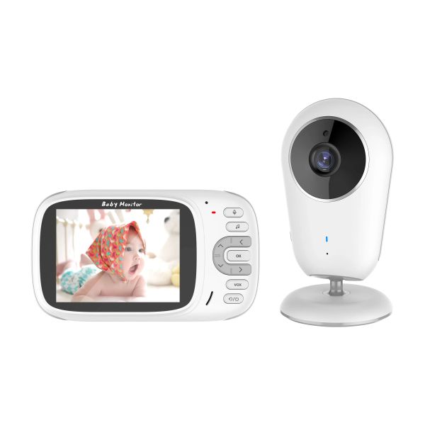 Monitores VB603PRO 3.2 pulgadas Video inalámbrico Monitor de bebé Visión nocturna Cámara de seguridad Babyphone Temperatura de niñera niñera