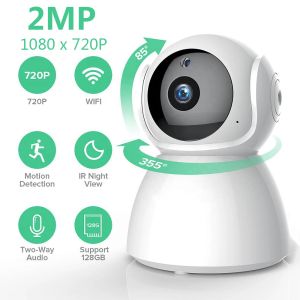 Moniteurs WiFi 1080p HD Baby Monitor avec appareil photo vidéo bébé couchage nounou caméra bidirection