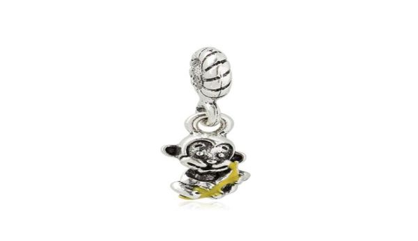 Singe alliage breloque perle en vrac mode femmes bijoux Style européen pour bracelet à bricoler soi-même collier PANZA007947204594