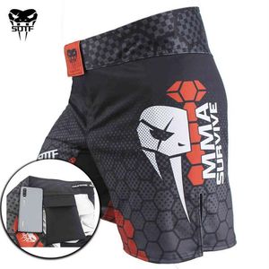 Monkey Tight jujitsu MMA shorts de boxe mma shorts Tiger Muay Thai sanda kickboxing shorts vêtements de boxe pas cher mma court K78251y