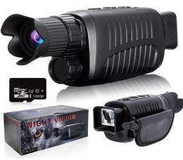 Dispositif de vision nocturne monoculaire 1080p HD Infrarouge 5x Télescope de chasse au zoom numérique Double Utilisation de Dual Utilisation 100 Morde 300M 2207073787702