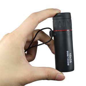 Monoculaire Telescoop 10x25 Mini Enkele Cilinder Mobiele Camera Verrekijker Jacht Toerisme Scope Low Light Night Vision 323 x2