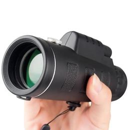 Télescope monoculaire double mise au point réglage faible luminosité nuit binoculaire longue-vue chasse regarder outils de plein air