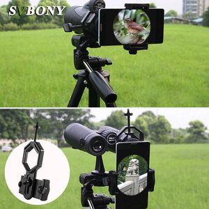 Monoculars SVBONY Universal Cell Phone Adapter Mount Support Eyepiece Diameter 2548mm for Binocular Monocular Spotting Scope Telescope 231101