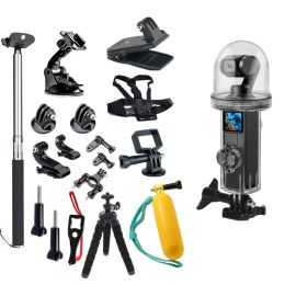 Monopodes 20 en 1 accessoires d'embouchure étanche définissent la vis de base de trépied du bâton de flottabilité pour dji osmo poche caméra caméra