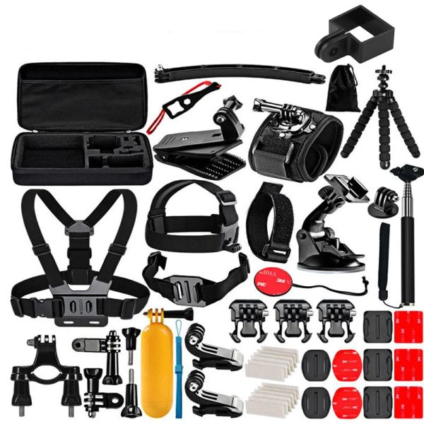 Monopodes 50 kits kits adaptateur sac à dos clip titulaire de vélo de base selfie bâton de trépied bagages boîtier portable pour dji osmo poche 2 / poche 1