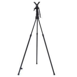 Monopods Alle mat zwart verstelbare hoogte verbeterde roterende V juk G3 Trigger Shooting Stick Camera Tripod Telescopische jachtstick