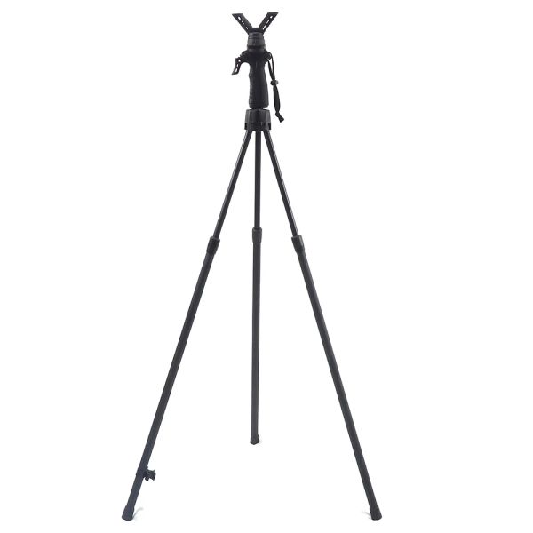 Monopodes All Matt Black Réglable Hauteur Améliorisée Rotation V Yoke G3 TRIGH TOGRING Stick Camera Tripod Telescopic Hunting Stick