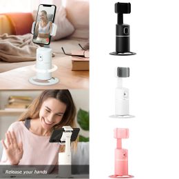 Monopodes Auto Face Tracking Gimbal Stabilizer Phone Tépied Accessoires 360 ROTATION LIVE SMART AI PHOTO DE SUIVANCE VLOG Recorder vidéo