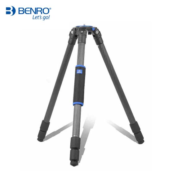 Monopodes Benro C3770 Trépied combinaison de caméra en fibre de carbone avec 75 mm bol 3 section Chargement max g g
