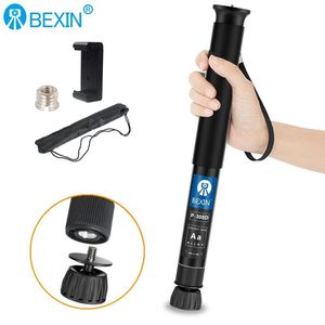 Monopods Bexin Uitschuifbare Lichtgewicht Draagbare Mini Camera Monopod Telefoonstandaard Handheld Unipod Dslr Camera Video Monopod voor Sony Canon