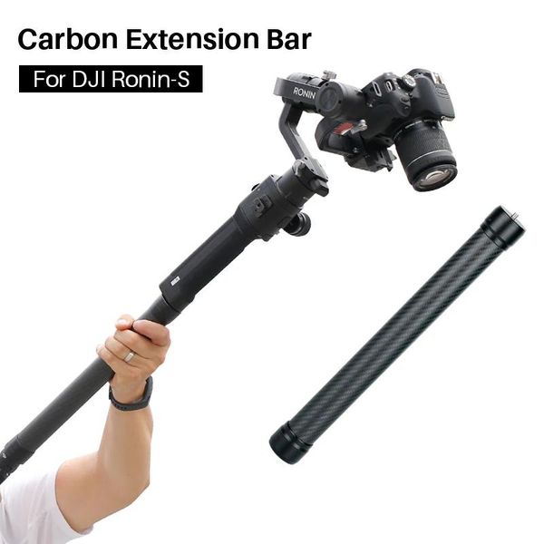 Monopodes en Fiber de carbone, bâton d'extension, stabilisateur Dslr, tige de cardan de téléphone, monopode pour Dji Ronin S Moza S Air 2 Zhiyun Crane 2