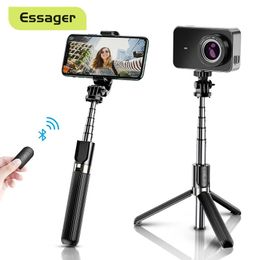 Monopod Essager 3 w 1 compatible con Bluetooth statyw Selfie Stick z bezprzewodowym pilotem SelfieStick statyw Monopod para iPhone