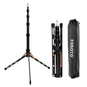 Monopods fusitu ft140 lichtstand draagbaar statief 1,23 m voor cameratelefoon foto Studio fotografische verlichting flits paraplu's reflector