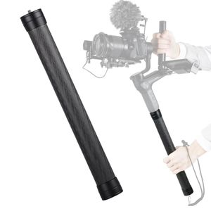 Monopods Gimbal Extensión de Fibra de Carbono Monopod Pole Rod Palo Extensible para DJI Ronin S SC RoninS2 RS2 Moza Air2 Zhiyun Weebill Crane 2