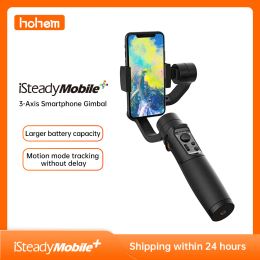 Monopods hohem handheld gimbal 3axis stabilisator isteady mobiel plus telefoon selfie stick statief voor iPhone 13 12 pro/max huawei xiaomi