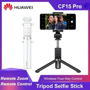 Monopodes Huawei AF15 portable Portable Wireless Bluetooth Stick Stick Tripod Monopod Remote Shutter pour iOS Android Zoom Control pour Huawei Téléphone