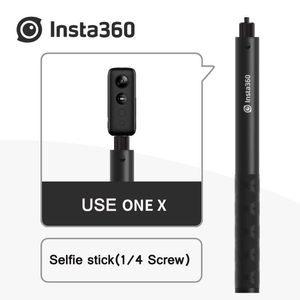 Monopods Insta360 EEN X/EEN R Selfie Stick Monopod 1/4 Schroef Poort Handheld voor Insta 360 Een 360 VR Panorama Camera Accessoires