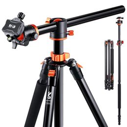 Monopods KF Concept 94 "/2.4m Tripod de caméra aérien Tripod Trépie de voyage léger avec monopode détachable pour canon Sony Nikon DSLR