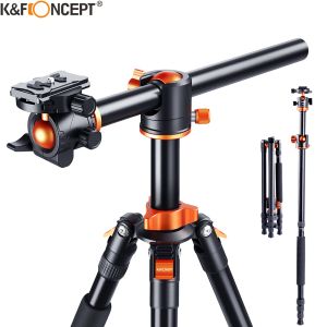 Monopods kf concept caméra trépied professionnel 180 'trépied léger pliable avec tête de balle et sac de transport pour caméra reflex