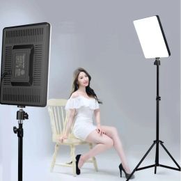 Monopods LED Photo Studio Light pour Youbute Game Live Video Lighting Portable Recording Photographing Pannel Pannel With Tripod Stand Remote
