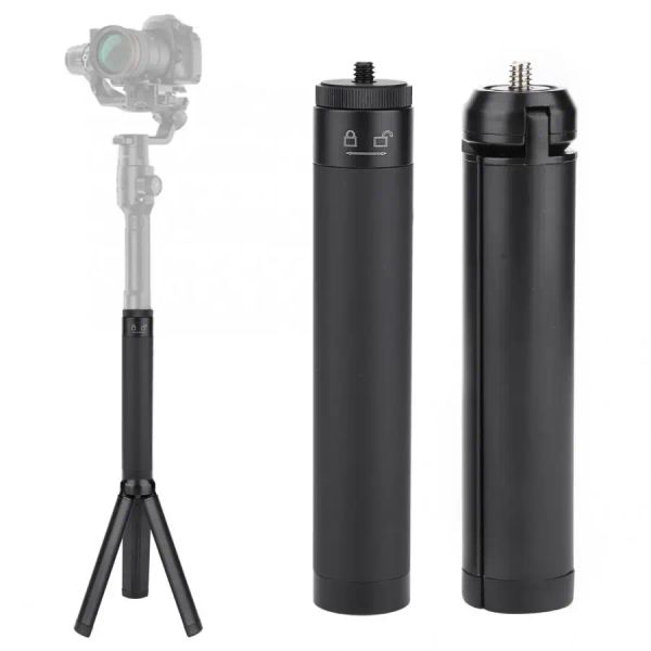 Monopodes en métal mini extension du poteau de poteau de bâton de bâton Trépied pour dji osmo mobile 3 manuel stabilisateur stabilisateur trépied extension mini-trépied