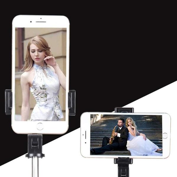 Monopods New Selfie Stick Portable Télescopique Compatible Bluetooth Trépied Télécommande pour Smart Phone