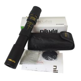 Monopodes monocular Nikula 1030x25 Zoom Scope Binoculars Télescope de haute qualité Pocket Binoculo Hunting Optical Prism pas de trépied