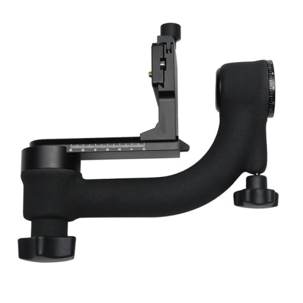 Monopods Professional Gimbal DSLR Tripod Head avec UNC 1/4 Arcaswiss Quickrelease Plate