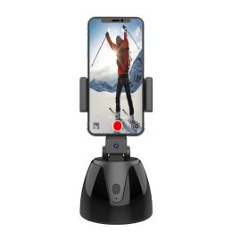 Monopodes selfie gimbal 360 rotation trépied allinone objet suivi du titulaire de suivi de l'appareil photo