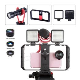 Monópodos Ulanzi U Rig Pro Rig Video Smartphone Rig Hand Hand Filmking Filming Estabilizador de video Estabilizador Handheld Trípode Monte para iPhone Android