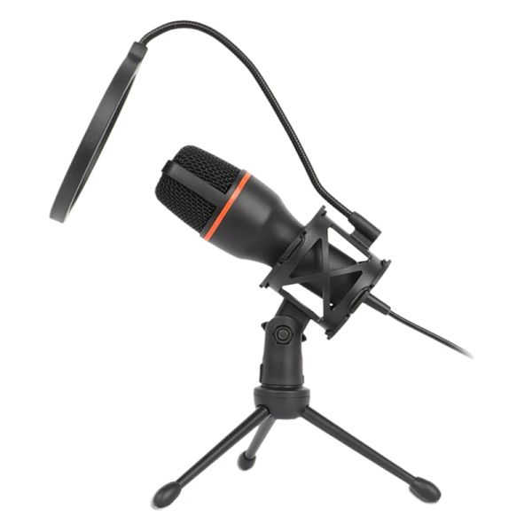 Monópodos micrófono USB con soporte de trípode y filtro de micrófono de PC para karaoke grabación de juegos de chat en línea podcasting