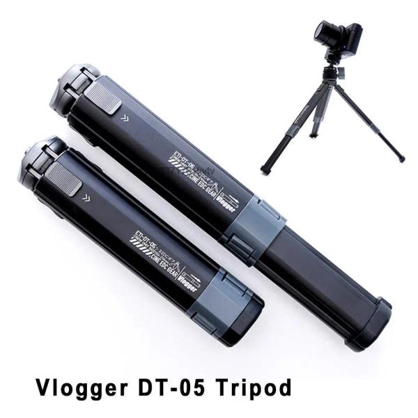 Monopodes Vlogger DT05 Mini Tripod Stand Bracket Aluminium Universal 1/4 
