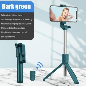 Monopods Draadloze Bluetooth Selfie Stick Opvouwbaar Ministatief Uitschuifbare Monopod Sluiter Afstandsbediening Voor IOS Android Smartphone Reizen